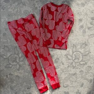 Carter's Red Heart Pattern Pajama Set